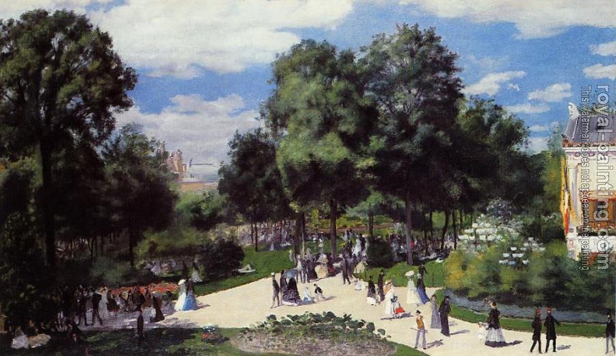 Pierre Auguste Renoir : The Champs-Elysees during the Paris Fair of 1867